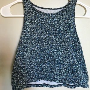 Floral crop top